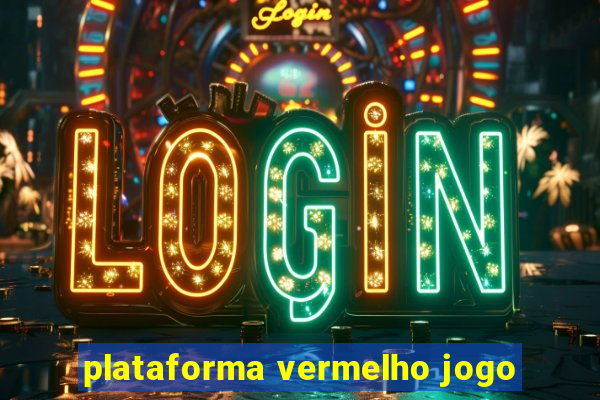 plataforma vermelho jogo